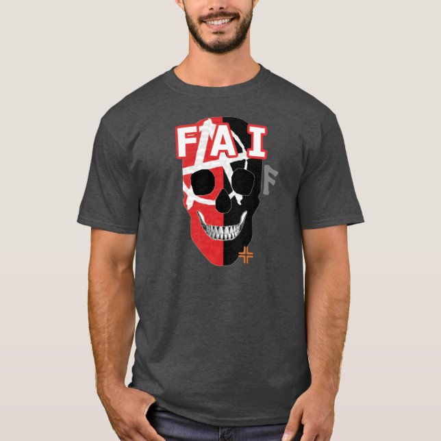 HANDSKULL FAI t-shirt basic B2 (Front)