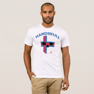 HANDSKULL Faroe Islands - Basic white short sleeve T-Shirt