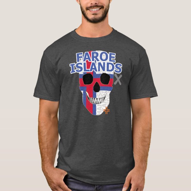 HANDSKULL Faroe Islands t-shirt basic B2 (Front)