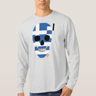 HANDSKULL Greece Long Sleeve T-Shirt B2