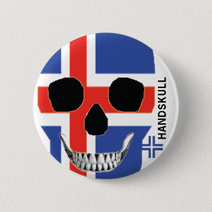 HANDSKULL Iceland - Button