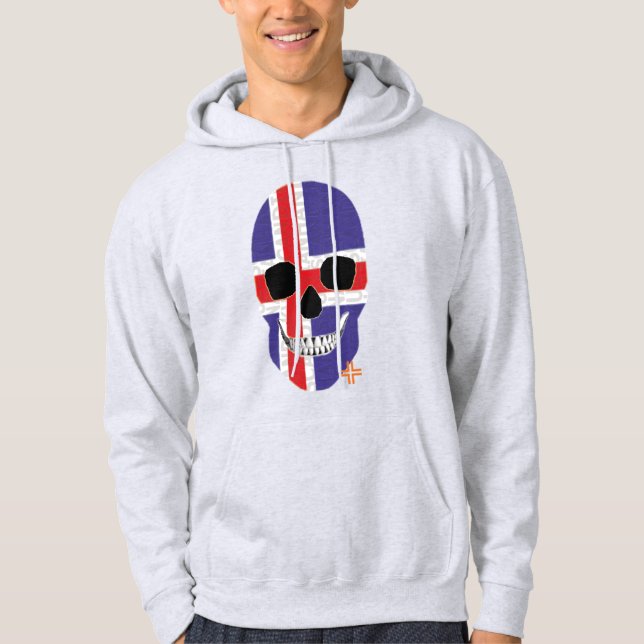 HANDSKULL Iceland Hooded Sweatshirt   B2 (Front)