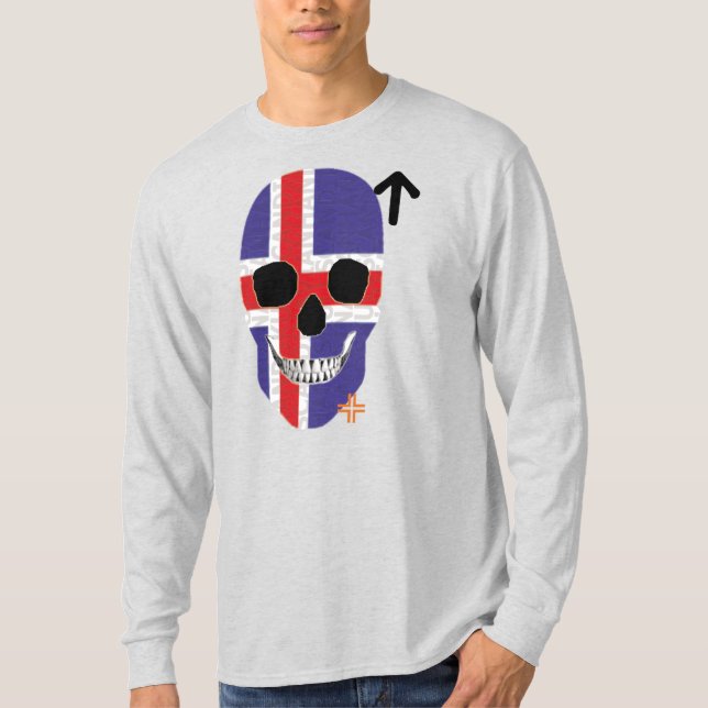 HANDSKULL Iceland Long Sleeve T-Shirt B2 (Front)