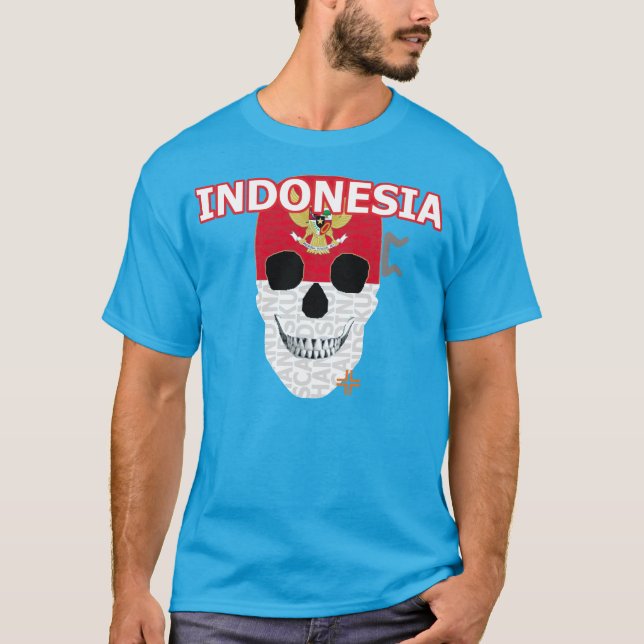 HANDSKULL Indonesia t-shirt basic B2 (Front)