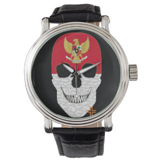 HANDSKULL Indonesia watch mens leather  B2