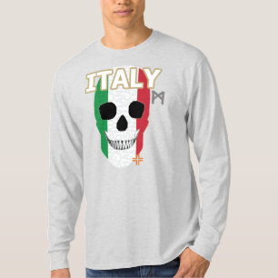 HANDSKULL Italy Long Sleeve T-Shirt B2
