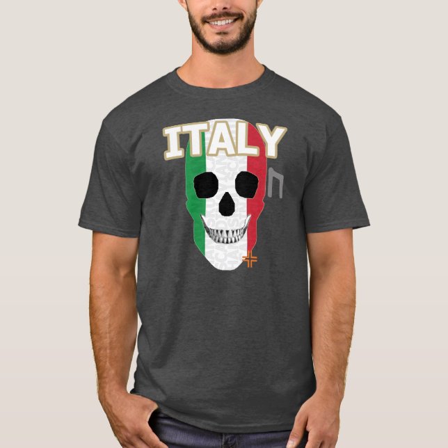 HANDSKULL Italy t-shirt basic B2 (Front)