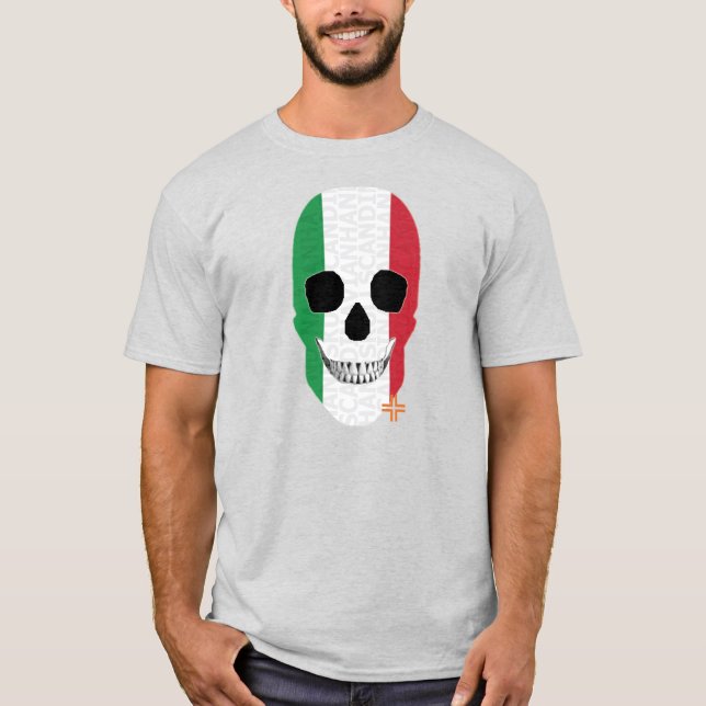 HANDSKULL Italy t-shirt basic   B2 (Front)