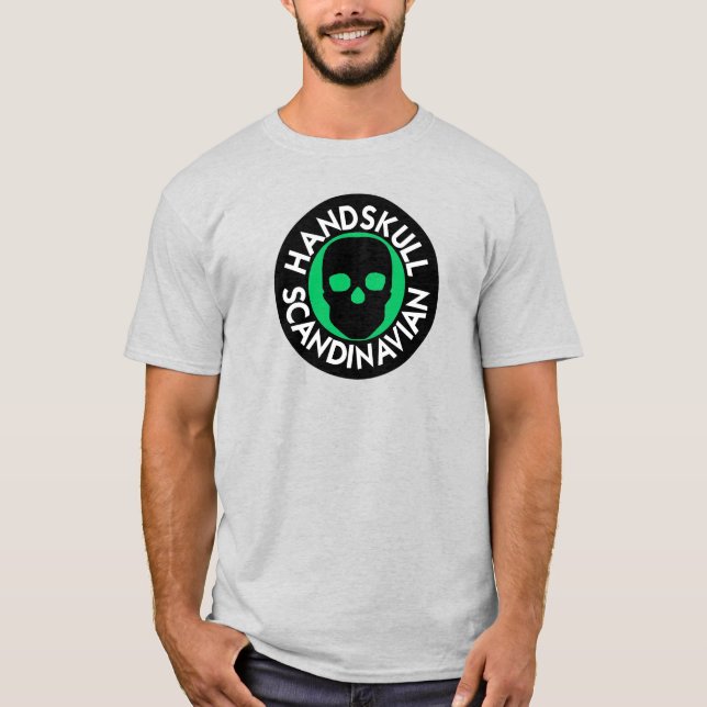 HANDSKULL LIV Emerald t-shirt basic   P4 (Front)