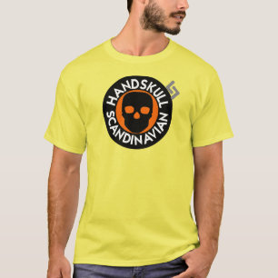 HANDSKULL LIV Orange t-shirt basic P4