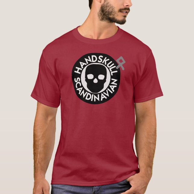 HANDSKULL LIV Porcelain t-shirt basic P4 (Front)