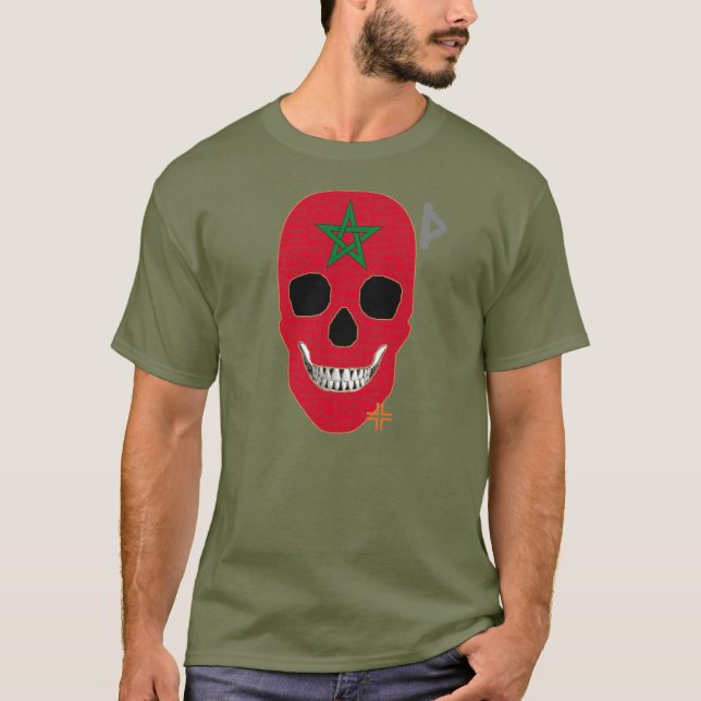 HANDSKULL Morocco t-shirt basic B2 (Front)