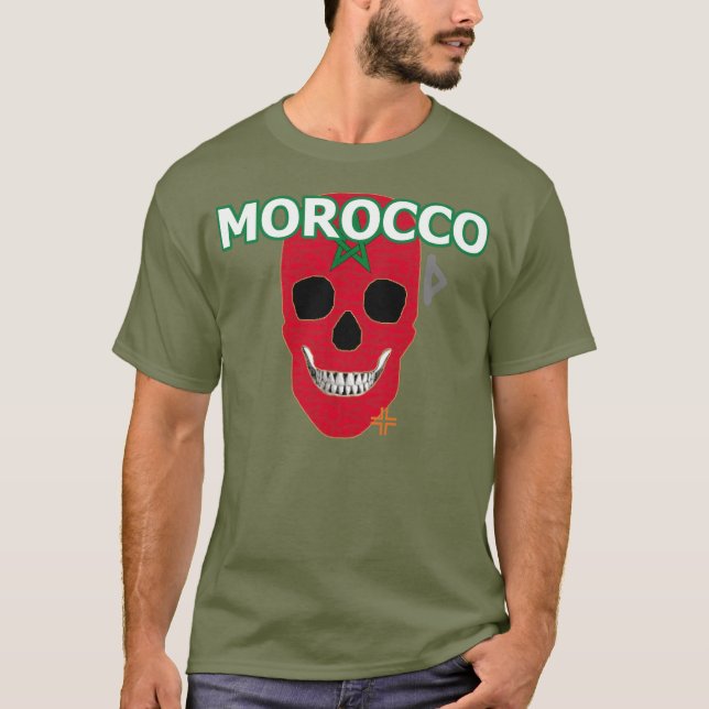HANDSKULL Morocco t-shirt basic B2 (Front)