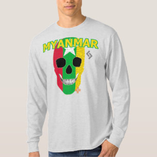 HANDSKULL Myanmar Long Sleeve T-Shirt B2