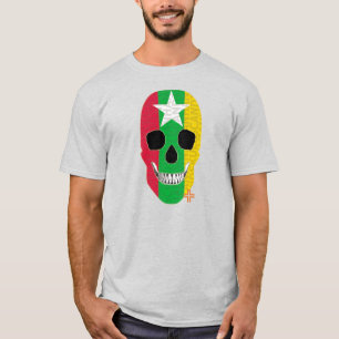 HANDSKULL Myanmar t-shirt basic B2