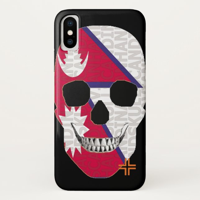 HANDSKULL Nepal case iPhone X   B2 (Back)