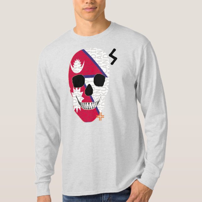 HANDSKULL Nepal Long Sleeve T-Shirt B2 (Front)