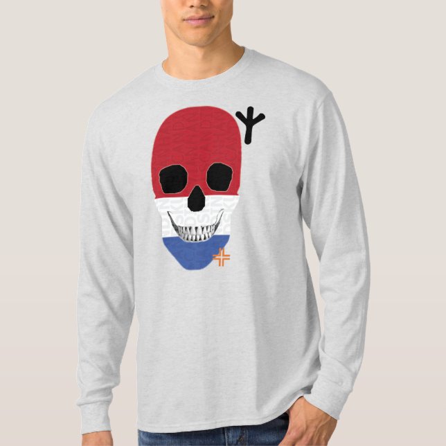 HANDSKULL Netherlands Long Sleeve T-Shirt B2 (Front)