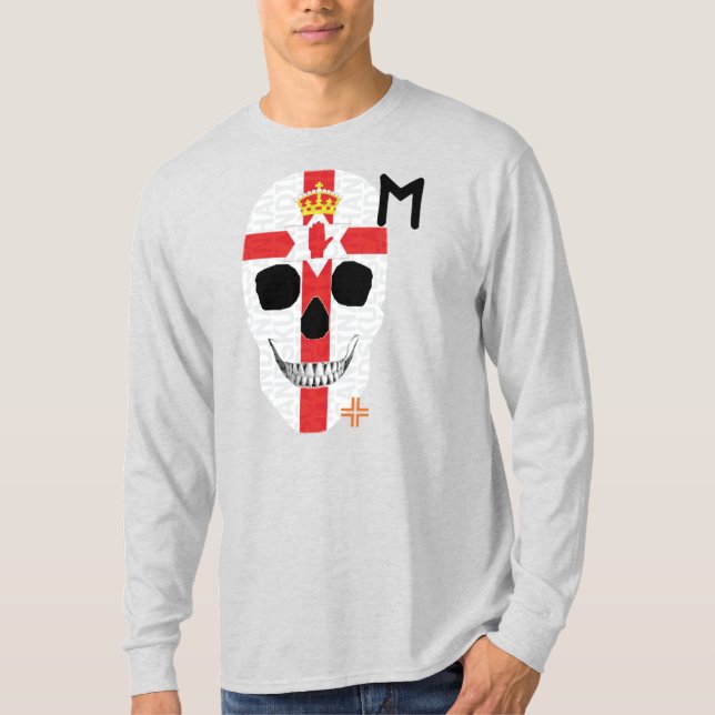 HANDSKULL Northern Ireland Long Sleeve T-Shirt B2 (Front)