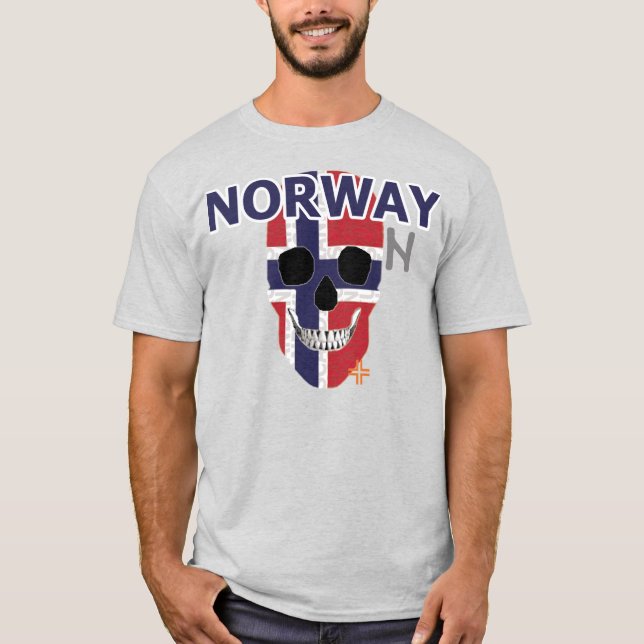 HANDSKULL Norway t-shirt basic B2 (Front)