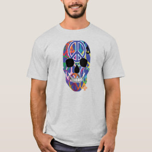 HANDSKULL Peace t-shirt basic B2