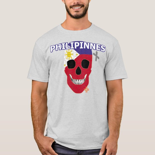 HANDSKULL Philippines t-shirt basic B2 (Front)