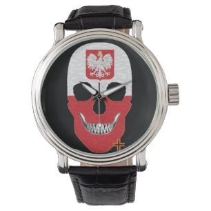 HANDSKULL Poland watch mens leather B2