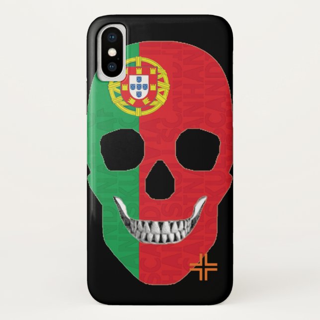 HANDSKULL Portugal case iPhone X   B2 (Back)