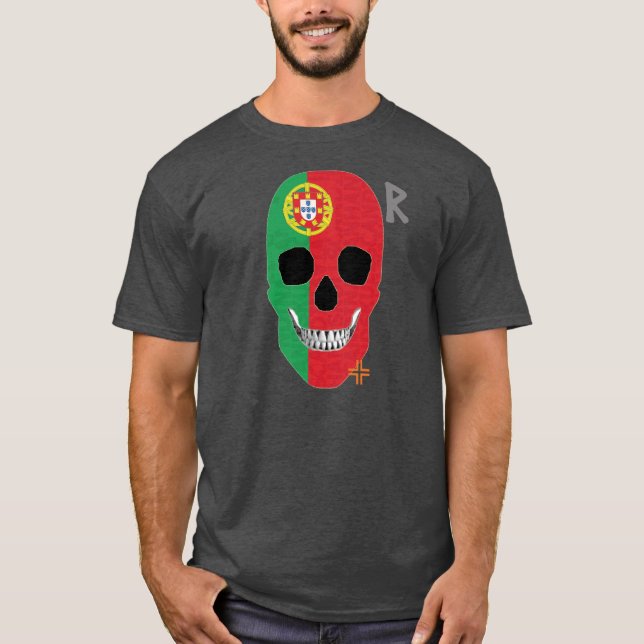 HANDSKULL Portugal t-shirt basic B2 (Front)