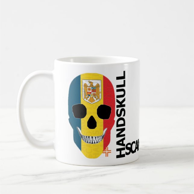 HANDSKULL Romania Classic Mug   O4 (Left)