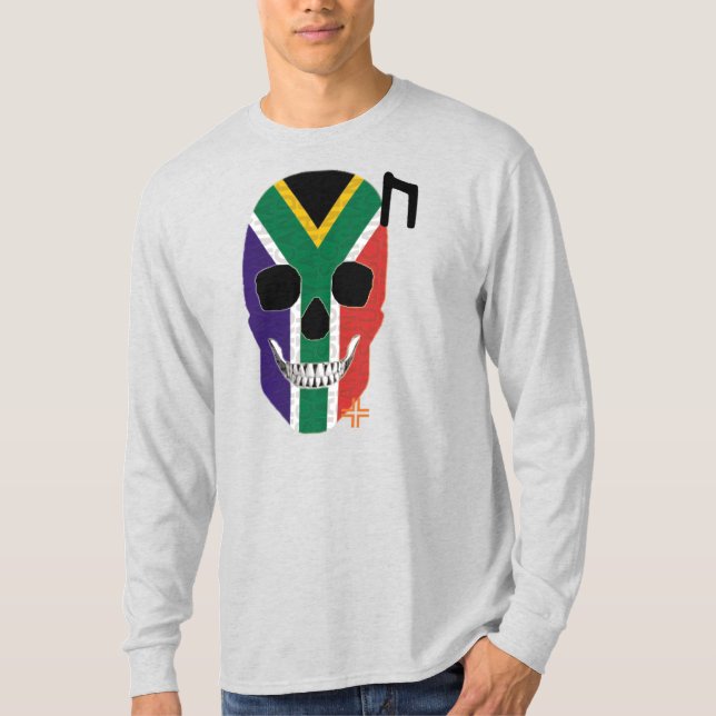 HANDSKULL South Africa Long Sleeve T-Shirt B2 (Front)