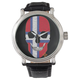 HANDSKULL Svalbard watch mens leather B2
