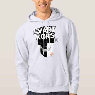 HANDSKULL Svart Kors Hooded Sweatshirt B2