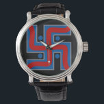 HANDSKULL Swastika Borg watch Hindu good luck  S7<br><div class="desc">HANDSKULL SCANDINAVIAN Swastika Borg watch Hindu good luck  S7</div>