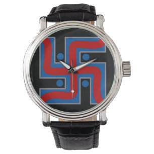 HANDSKULL Swastika Borg watch Hindu good luck S7