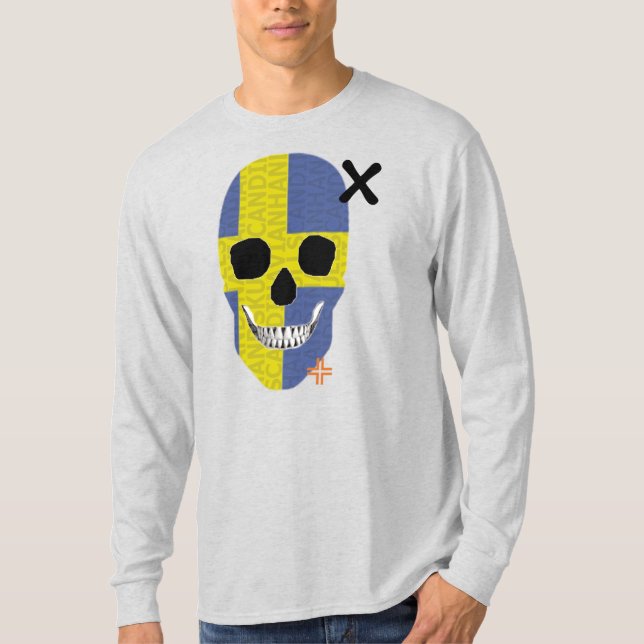 HANDSKULL Sweden Long Sleeve T-Shirt B2 (Front)