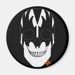 HANDSKULL Vampire round magnet   B2