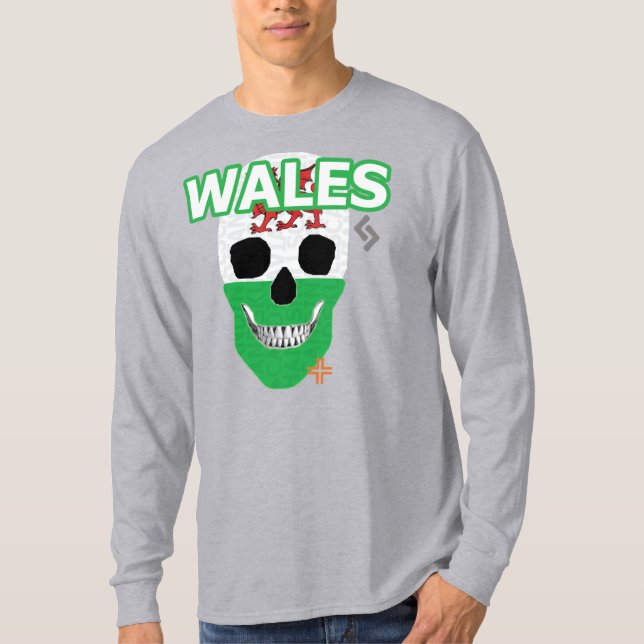HANDSKULL Wales Long Sleeve T-Shirt B2 (Front)