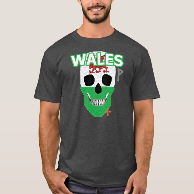 HANDSKULL Wales t-shirt basic B2 (Front)