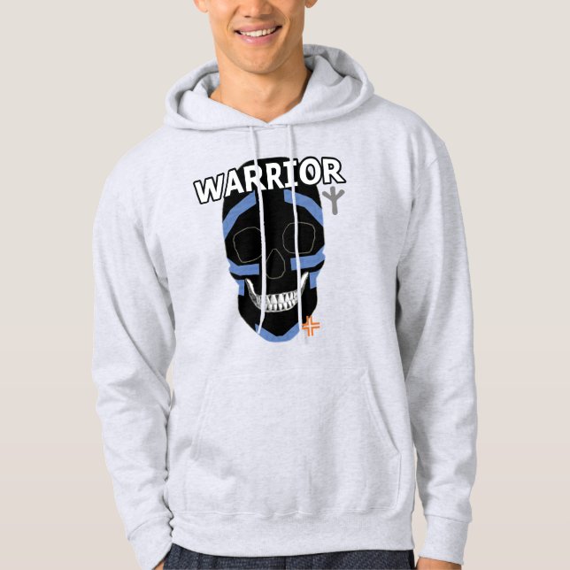 HANDSKULL Warrior Hooded Sweatshirt B2 (Front)