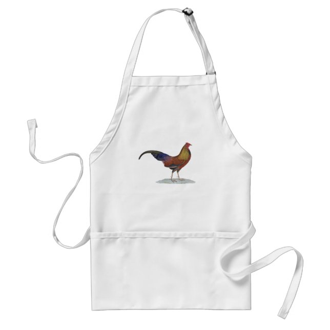 Handsome Alert Rooster Standard Apron (Front)