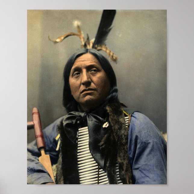 HANDSOME AMERICAN INDIAN POSTER (Front)
