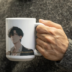 Handsome Anime Guy Coffee Mug