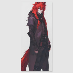 Handsome Anime Red Wolf