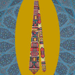 Handsome Antique Kazak Oriental Rug Design Tie<br><div class="desc">The original carpet is a quite famous and seldom-found design type, usually attributed to the Armenian weavers of the high Caucasus Mountains. The best of the Karachoph rugs (also spelled Karachov) are bold beautiful 19th-century antique Oriental rugs, which are the most difficult to locate and quite cherished by collectors of...</div>