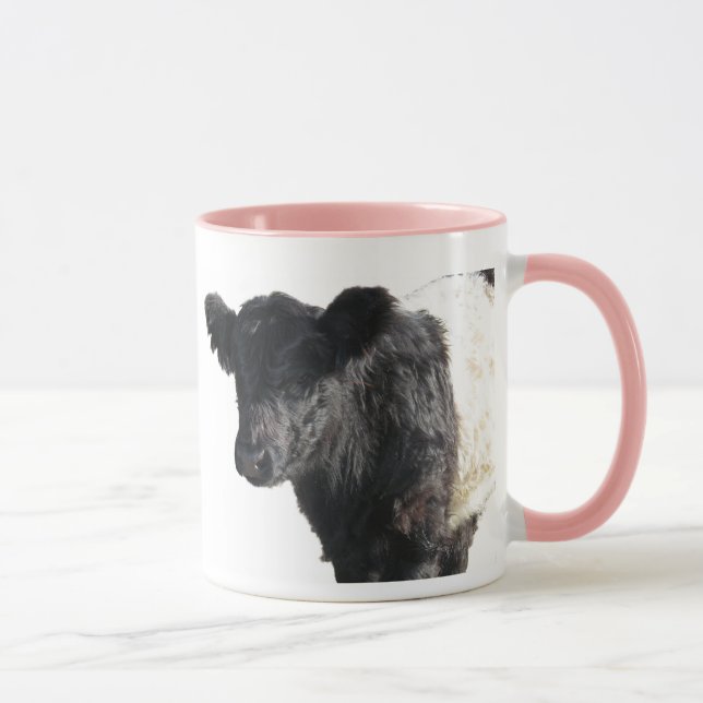 Handsome Belted Galloway Steer Mug (Right)