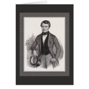 Handsome Biedermeier Gentleman Elegant Vintage