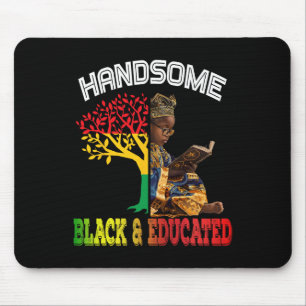 Handsome Black Educated African Black History Afri Mouse Mat