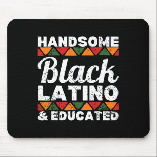 Handsome Black Latino And Educated Afro Latino Afr Mouse Mat
