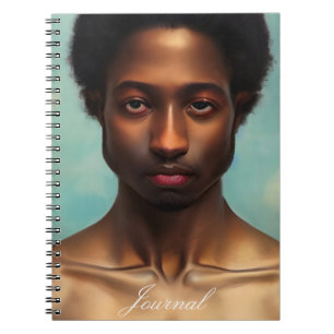 Handsome Black Man Journal